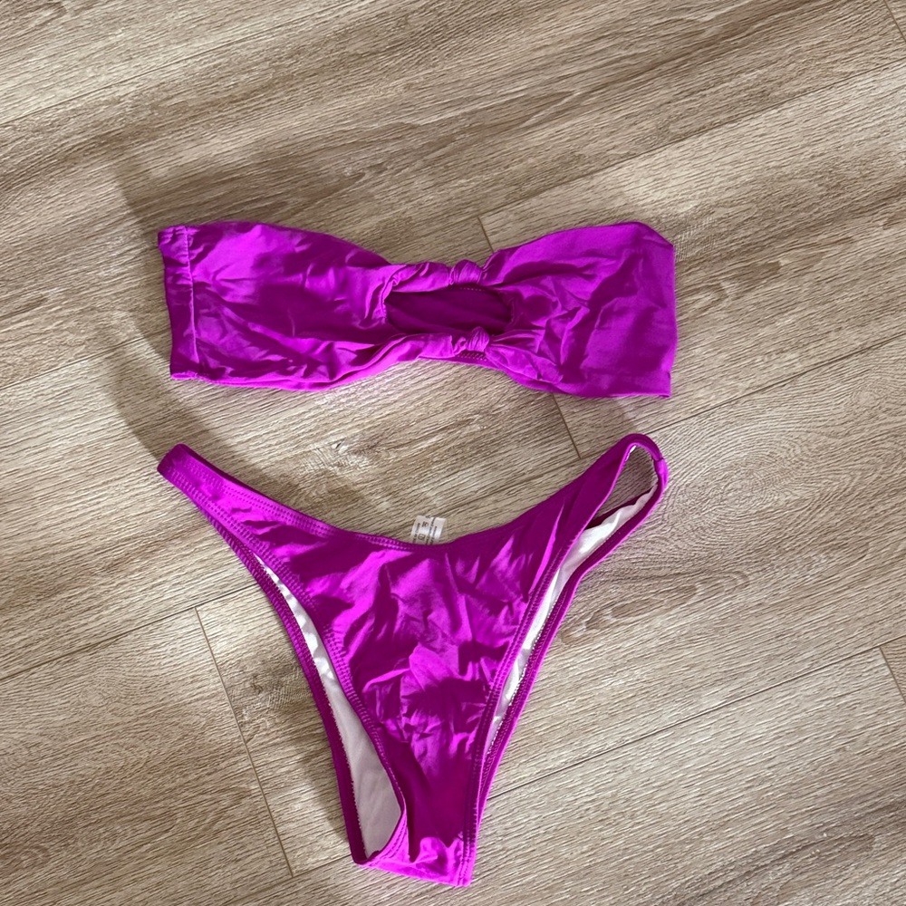 Vibrant Purple Bikini Set